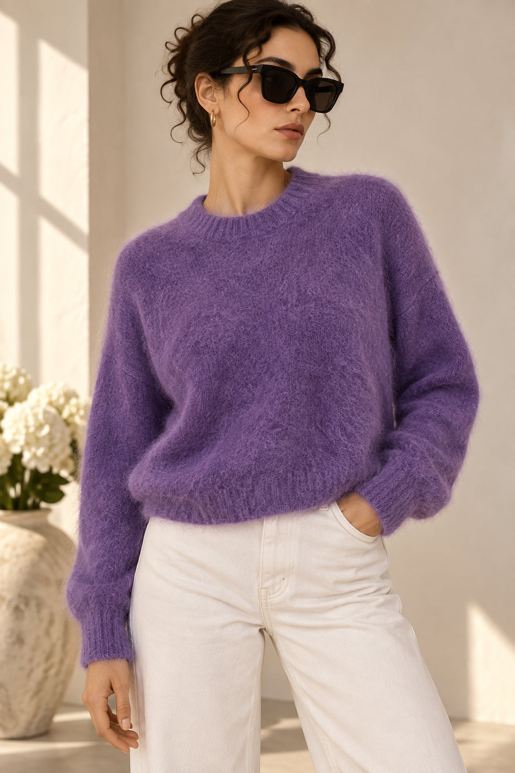 Maglia Fluffy in Mohair Finezza 7 - TENSIONE IN