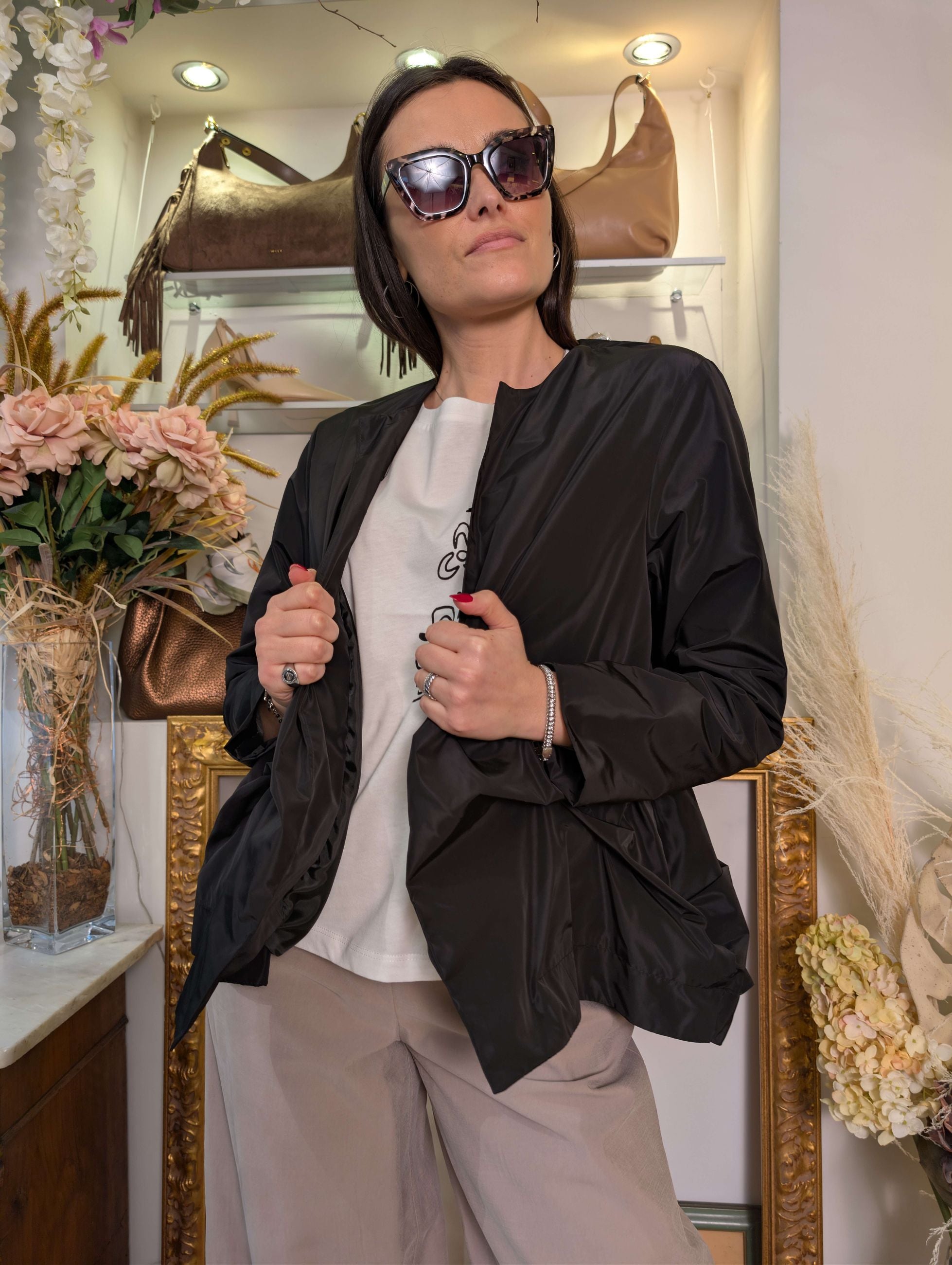 Giacca japan in taffetà - Sandro Ferrone