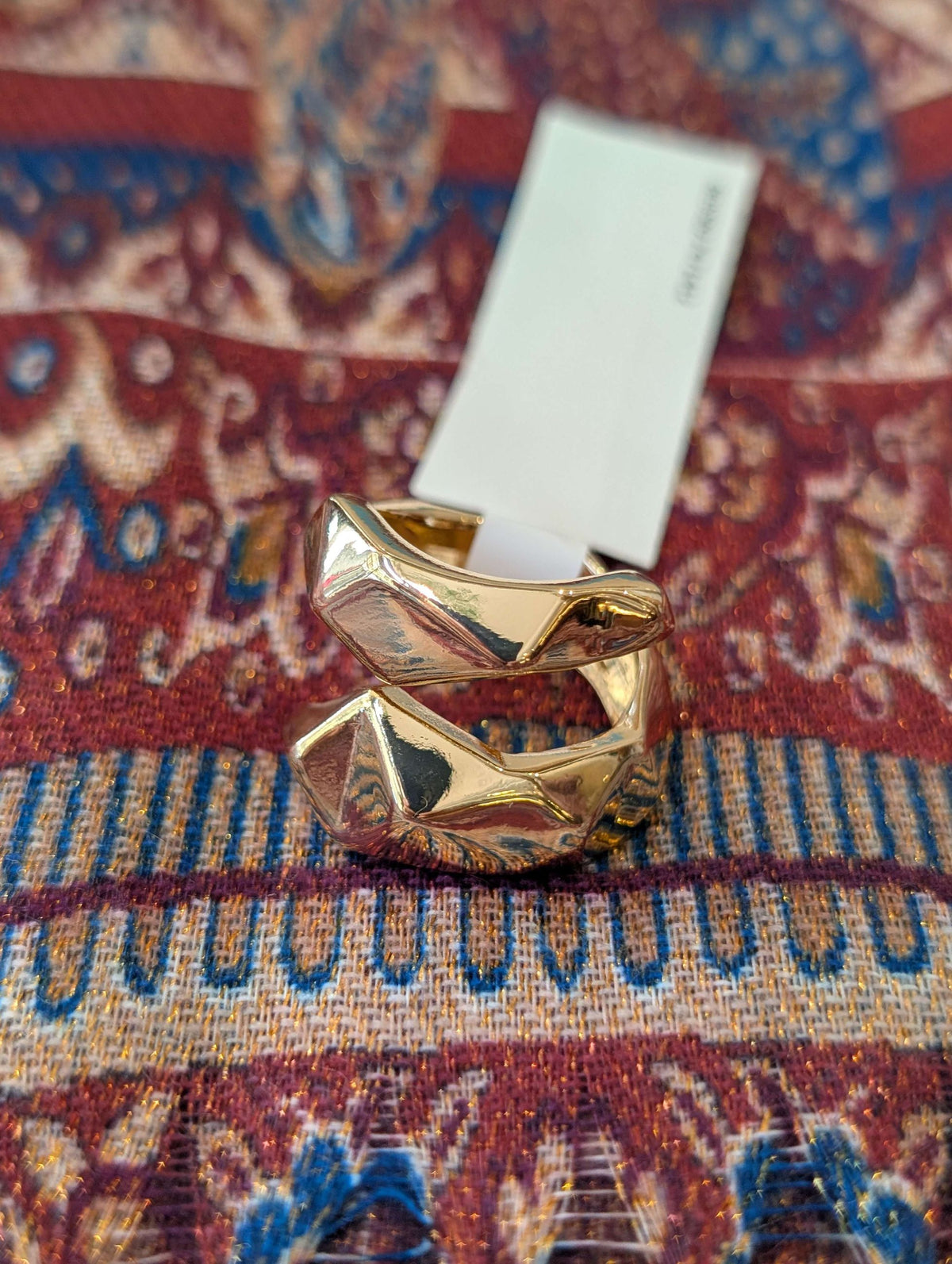 ANELLO GEOMETRIC OVER ORO - NALI'