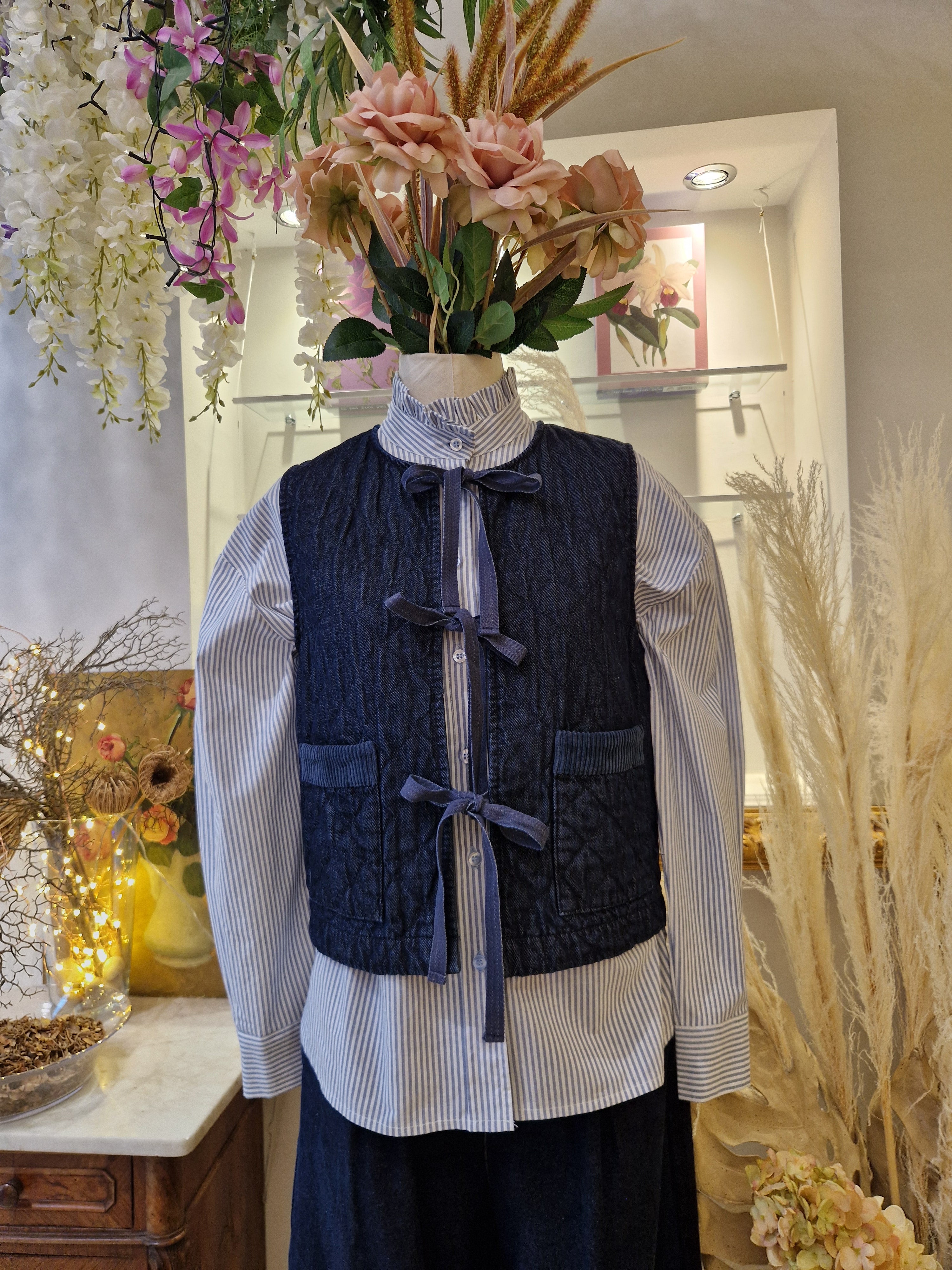 Gilet natural denim - SHE_FLORENCE_LAB