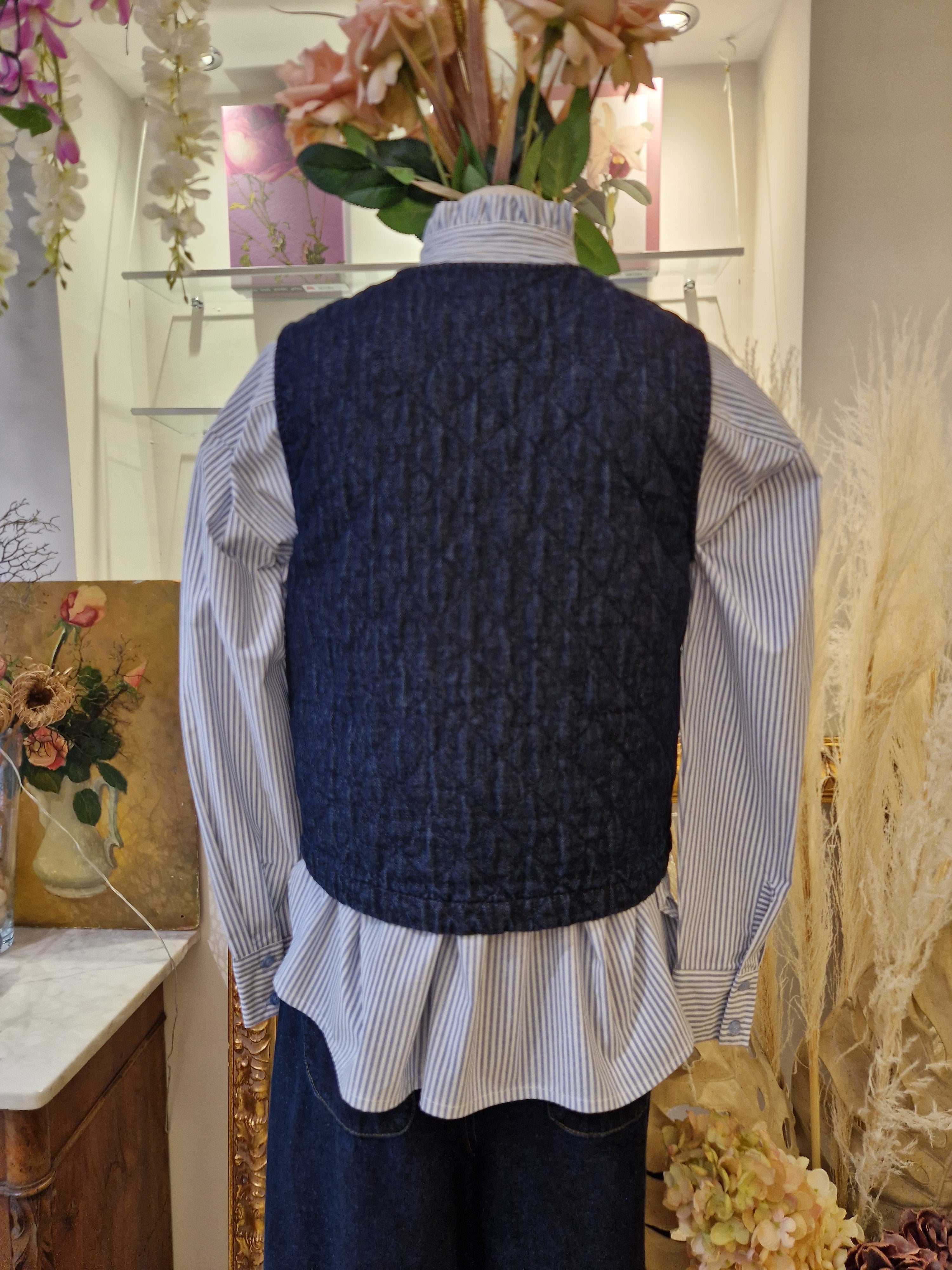 Gilet natural denim - SHE_FLORENCE_LAB