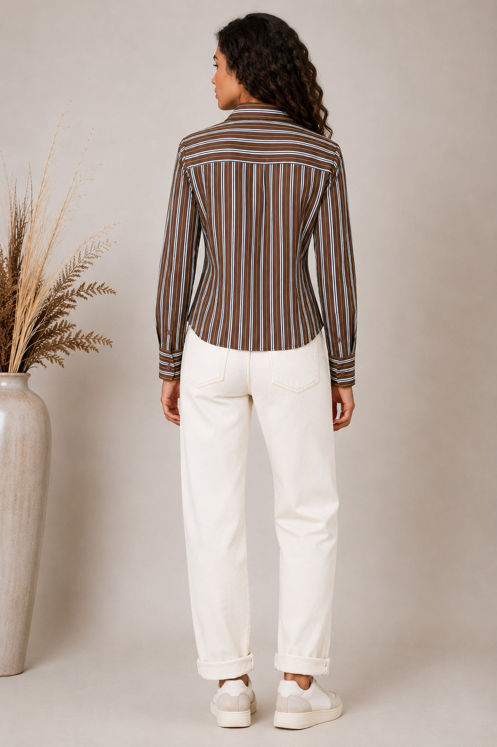 Camicia  Asimmetrica a Righe - SHE_FLORENCE_LAB