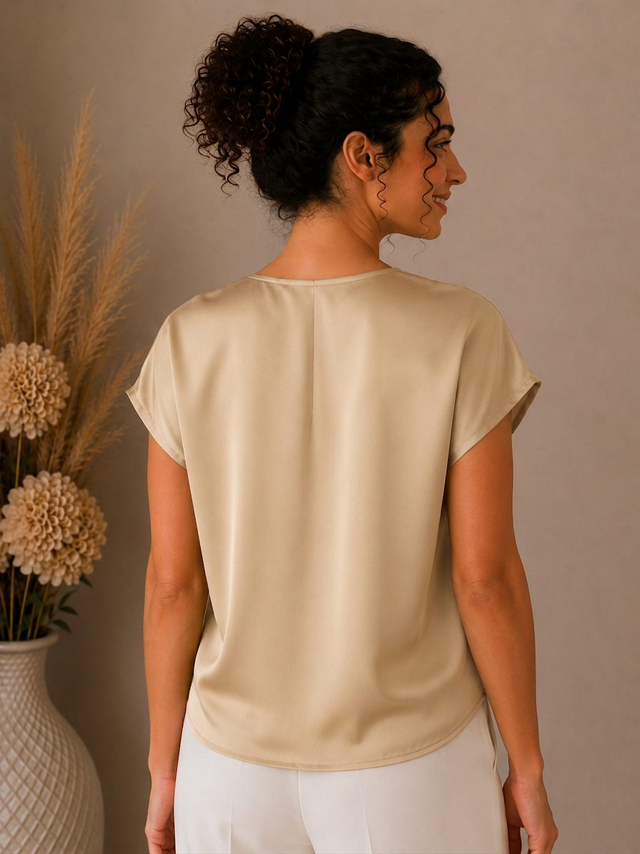 Blusa in raso - LE SARTE DEL SOLE