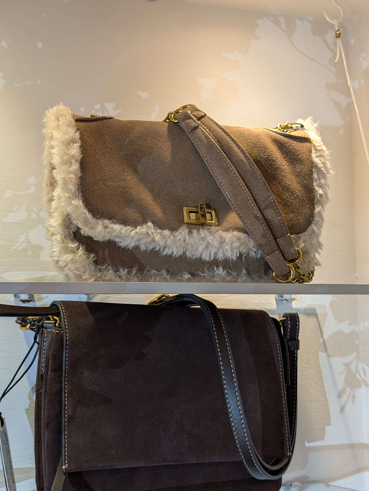 BORSA ERIN A SPALLA  MARRONE - NALI'