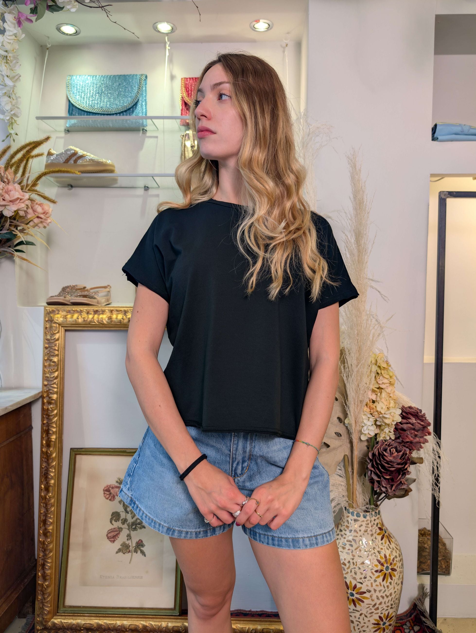 T-shirt basica in cotone - SHE_FLORENCE_LAB