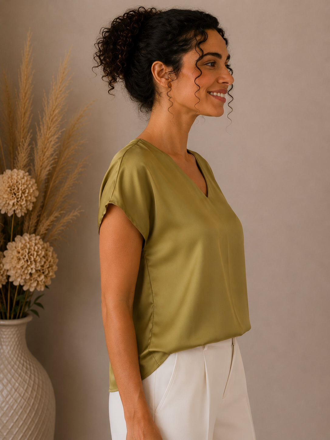 Blusa in raso - LE SARTE DEL SOLE
