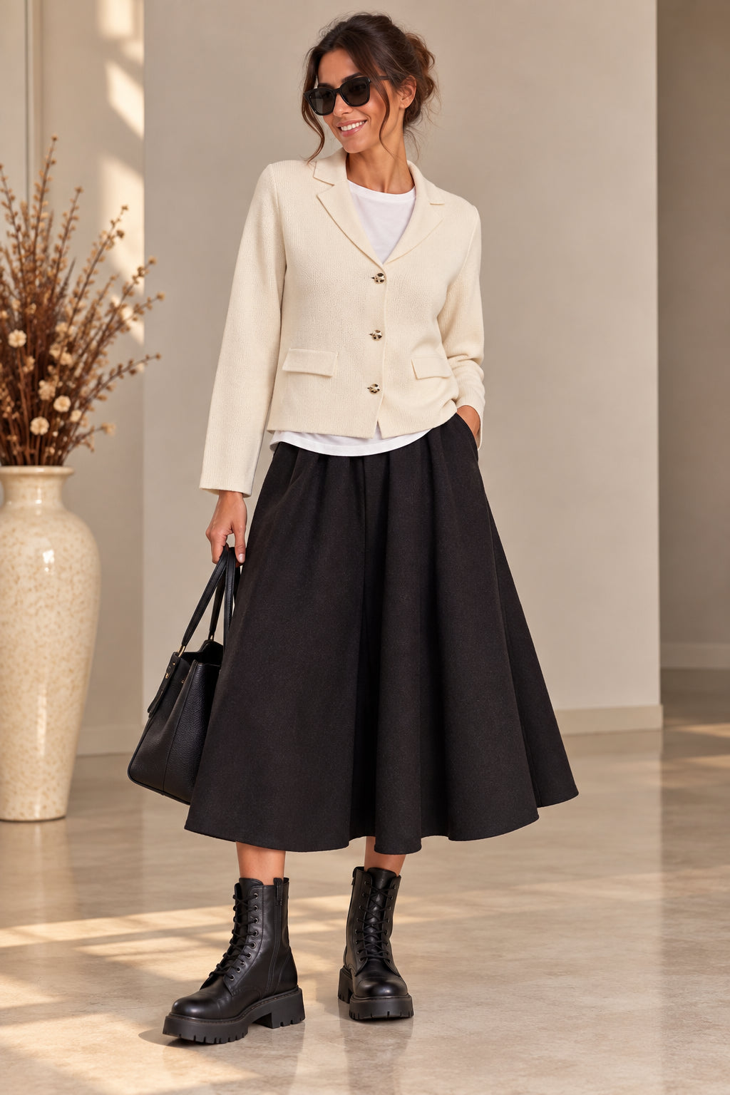 Blazer in maglia-stoffa - SHE_FLORENCE_LAB