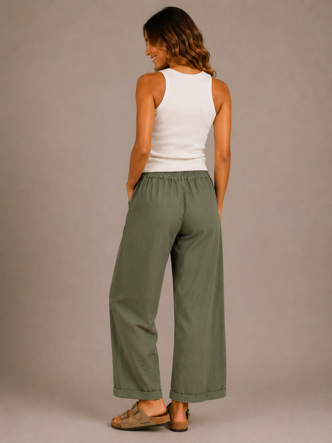 Panta must have in tela di cotone - SHE_FLORENCE_LAB
