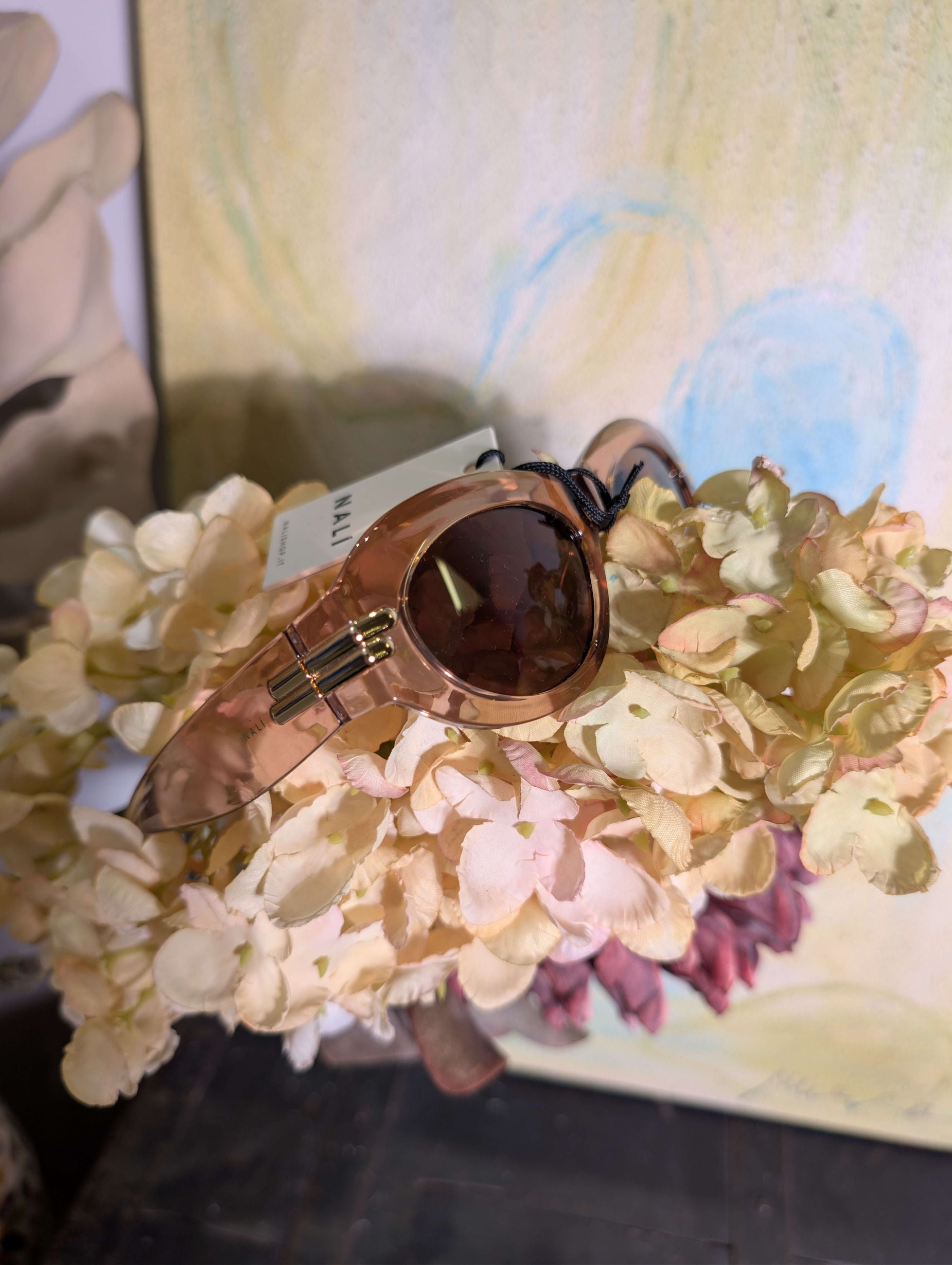 OCCHIALI JANICE OVALI MARRONE - NALI'