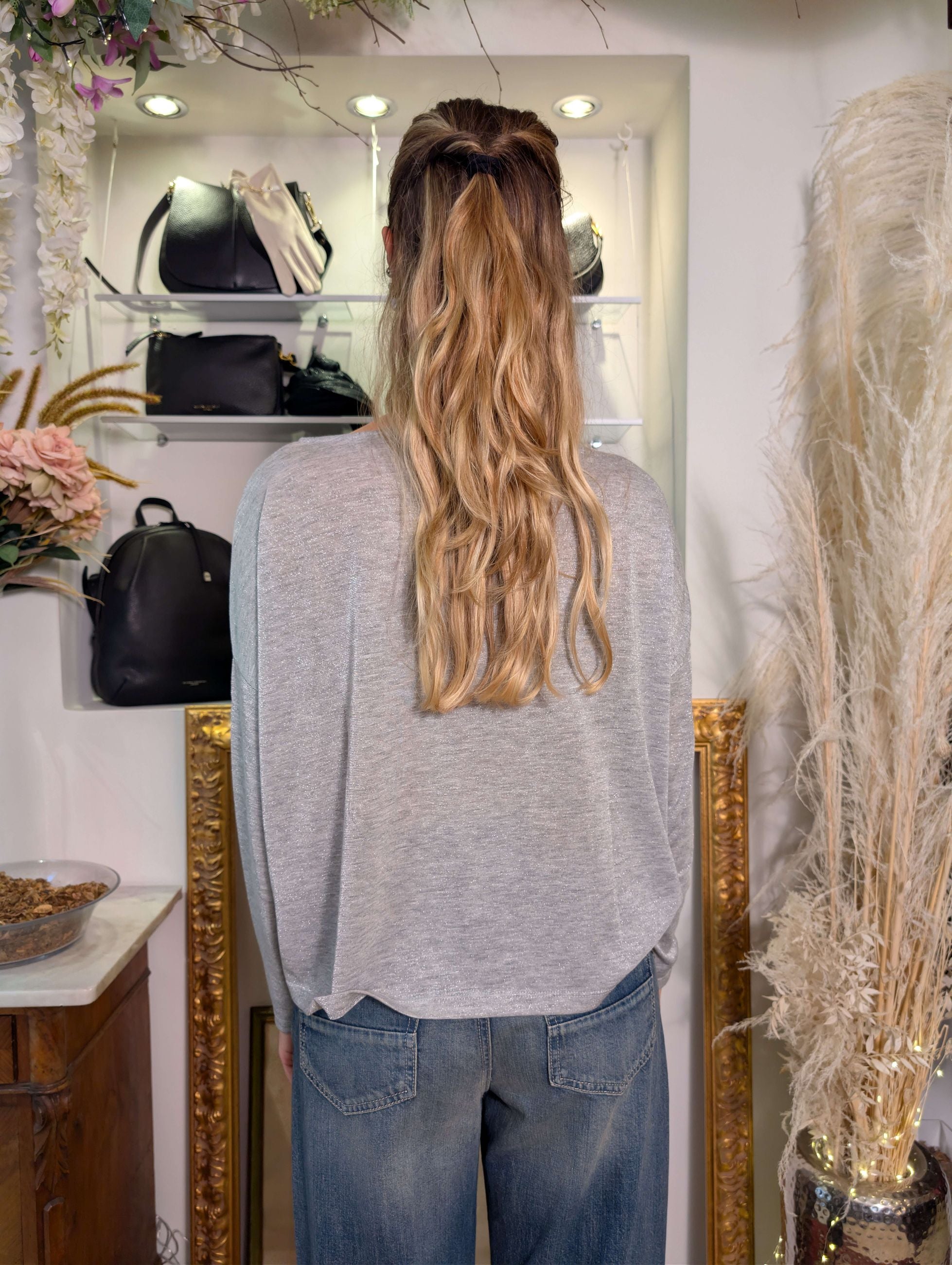 Barchetta oversize in lurex - MARKUP DONNA