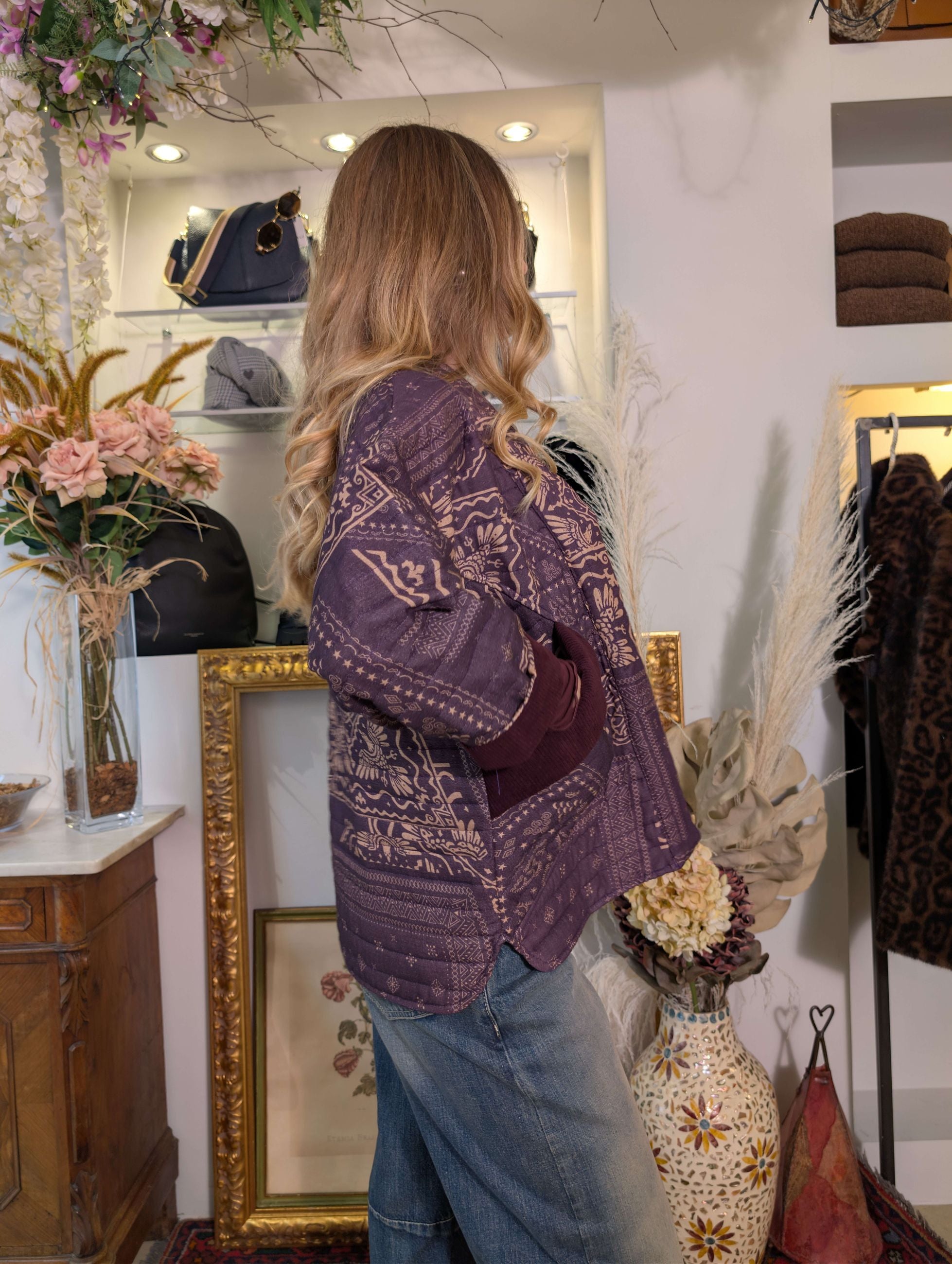 Kimono trapuntato fantasia Mexico - SHE_FLORENCE_LAB