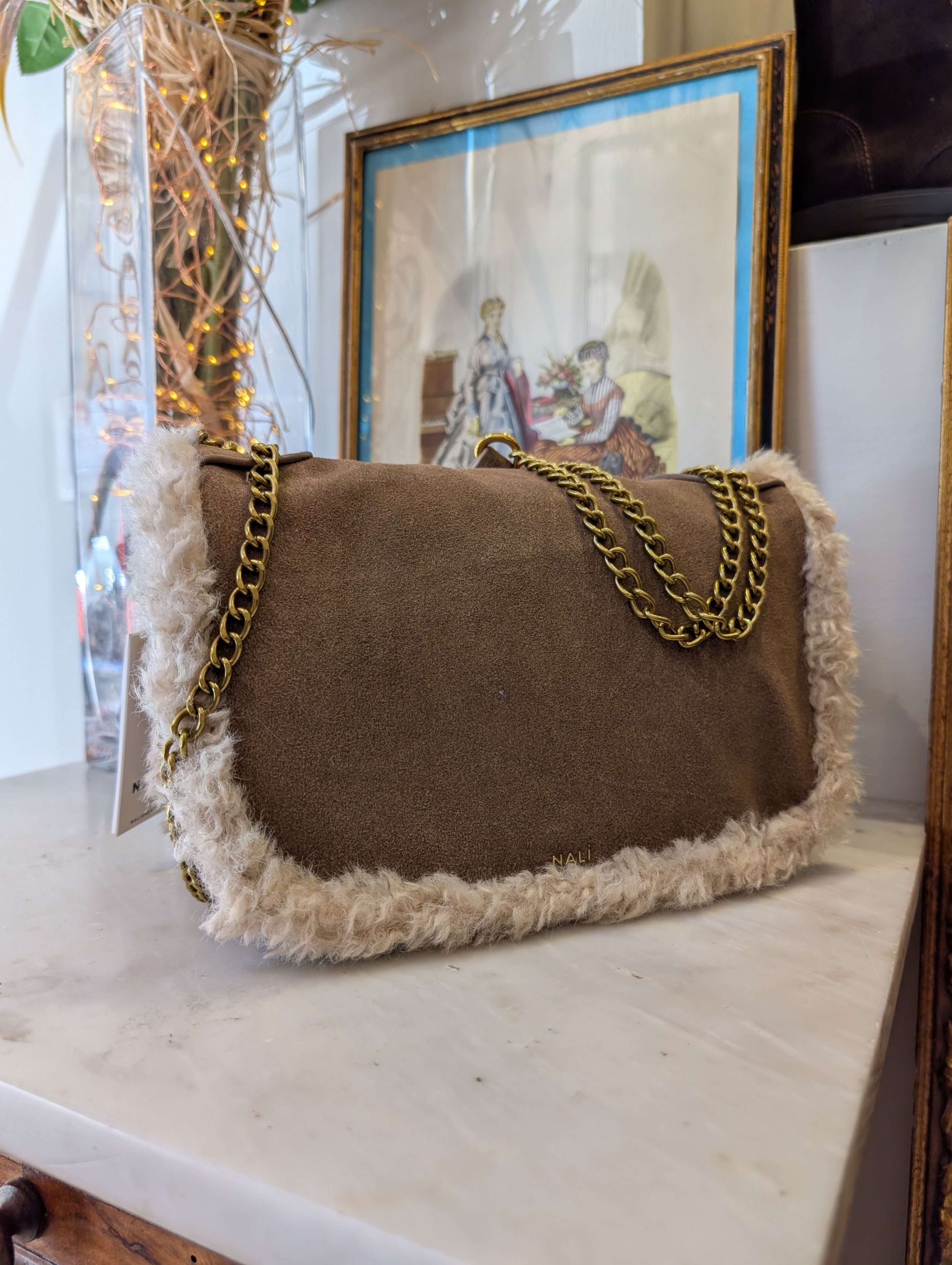 BORSA ERIN A SPALLA  MARRONE - NALI'