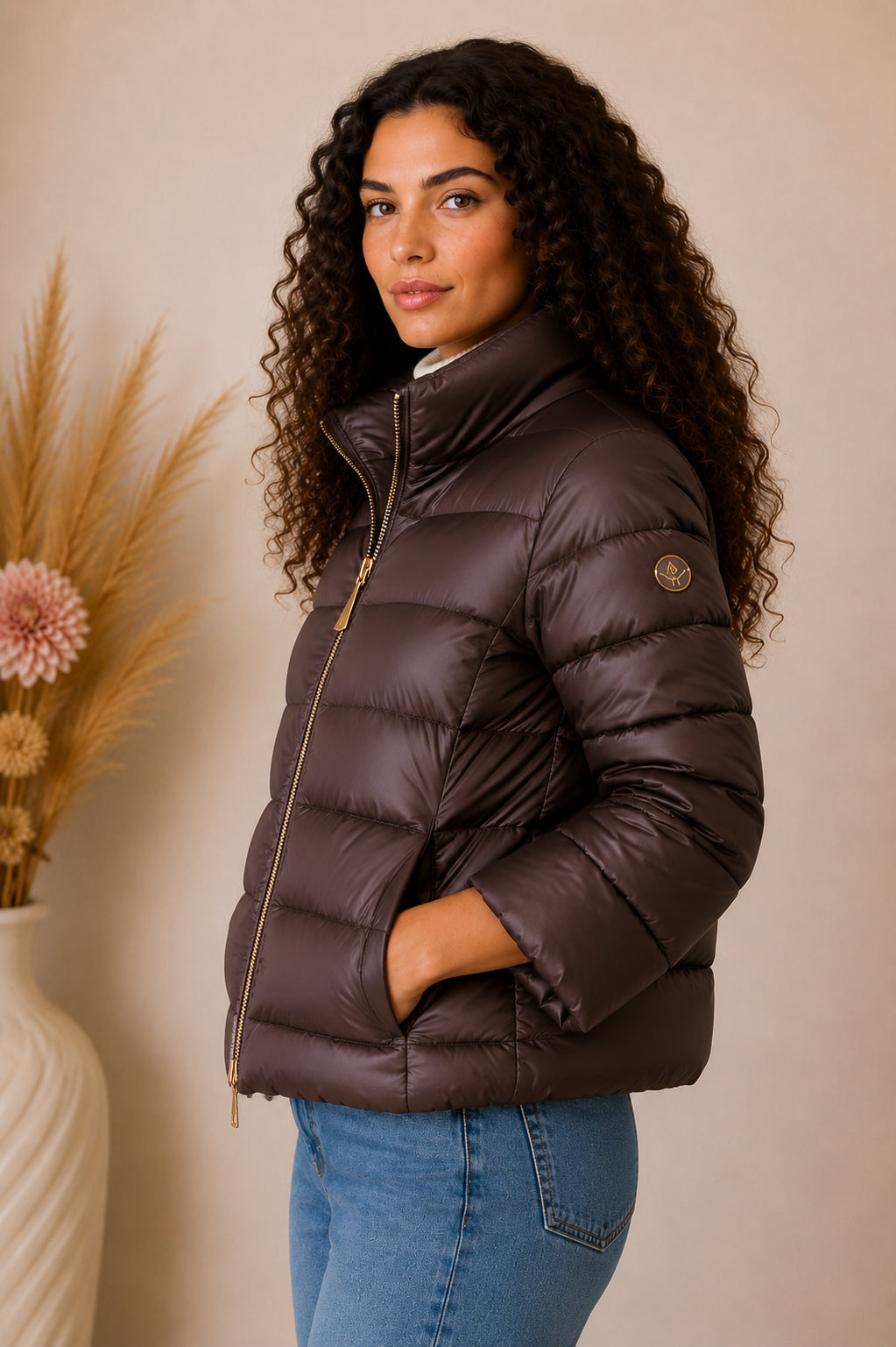 Piumino ultraleggero in nylon lucido - MARKUP DONNA