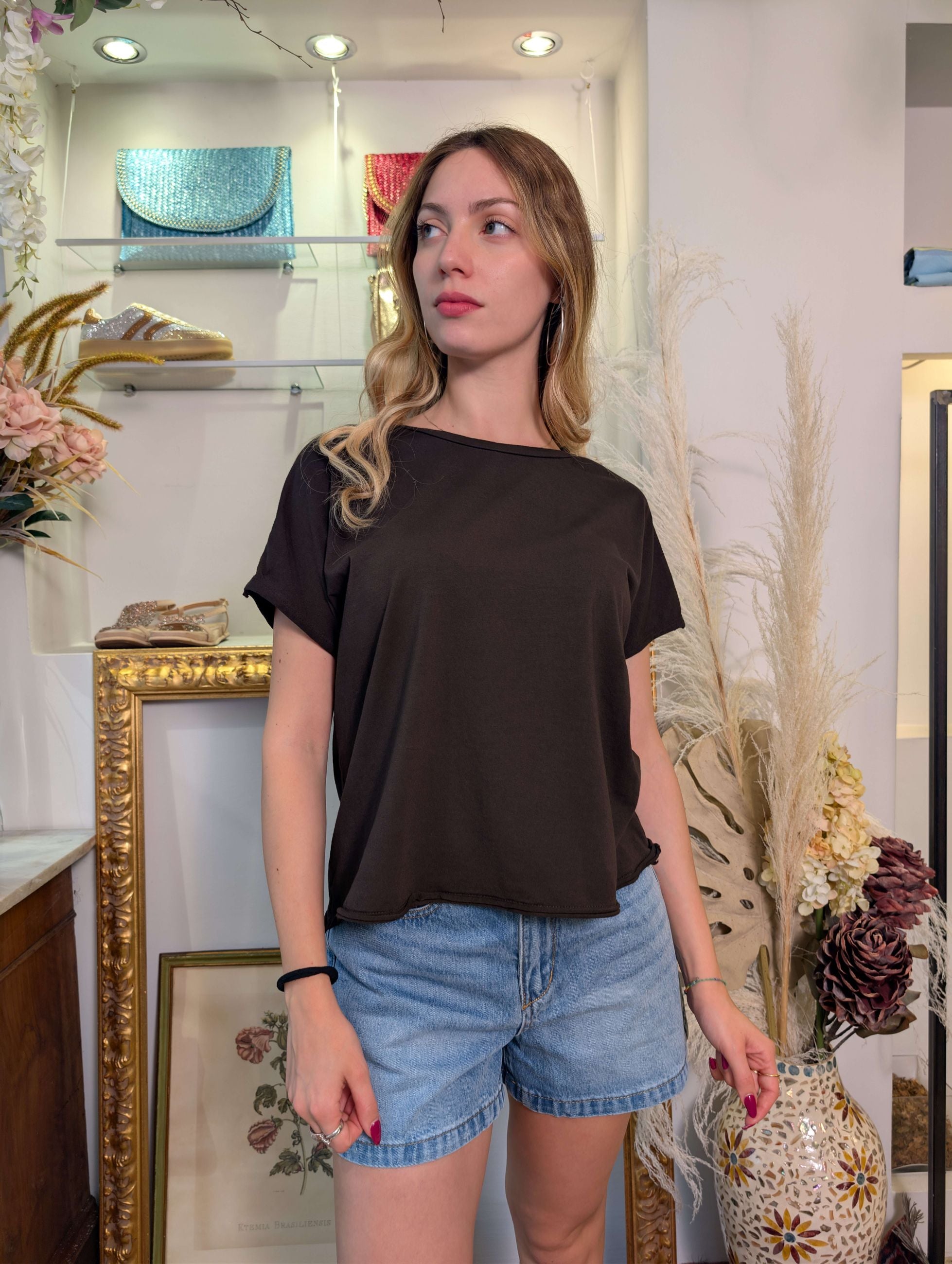 T-shirt basica in cotone - SHE_FLORENCE_LAB
