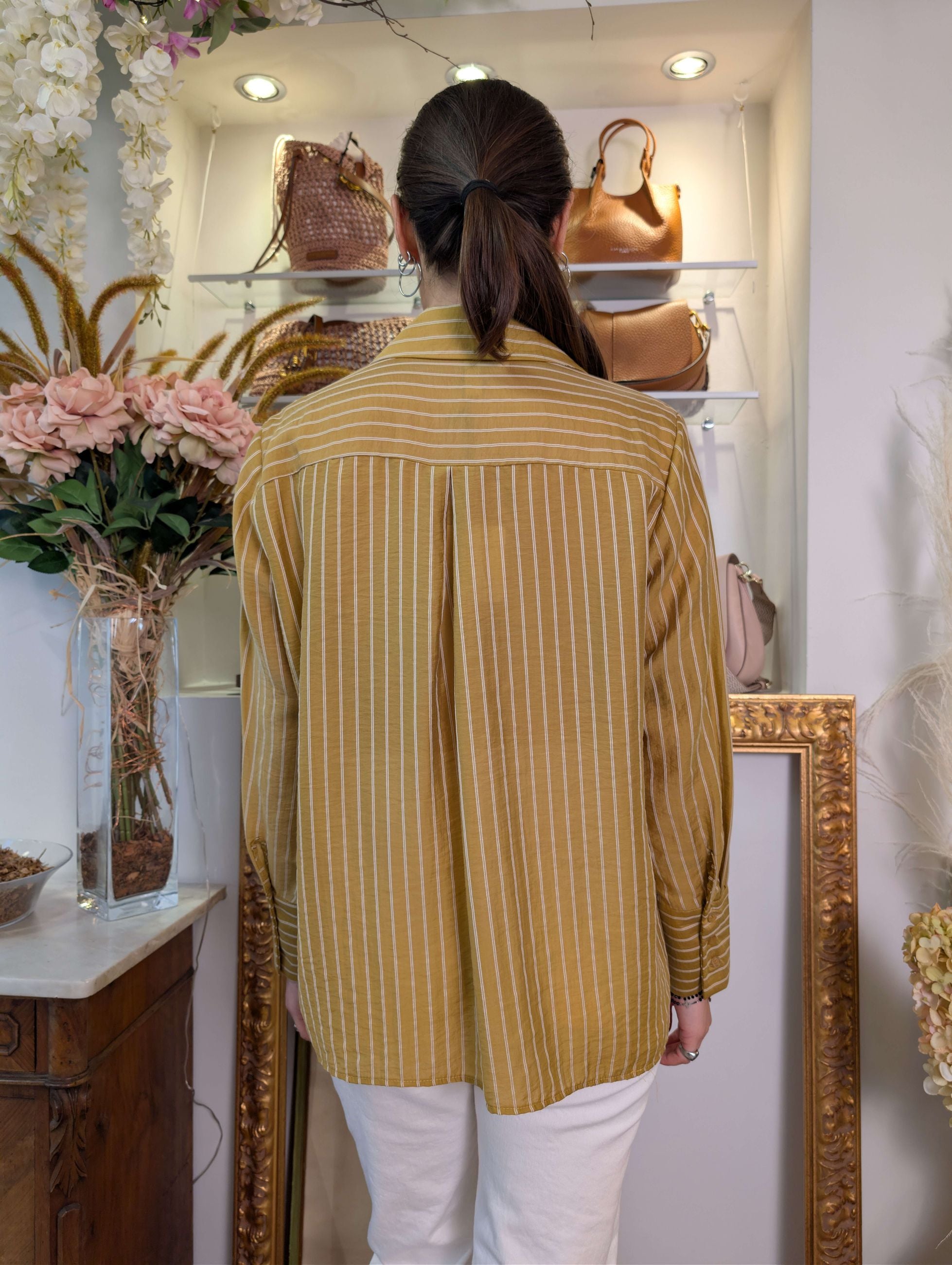 Camicia a uomo righine tonali - SHE_FLORENCE_LAB