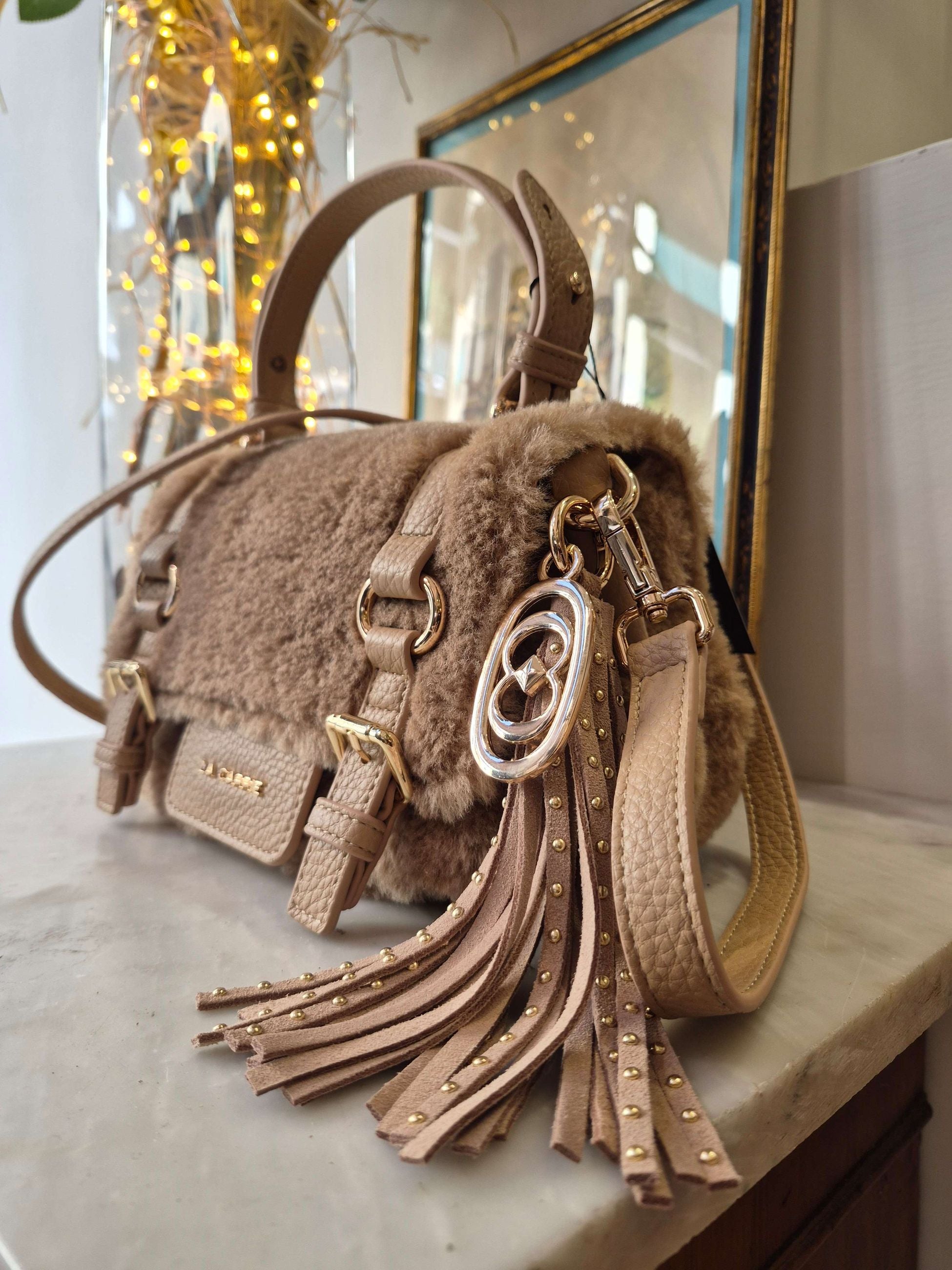 TEDDY SMALL ATENA ECO FUR - La Carrie Bag