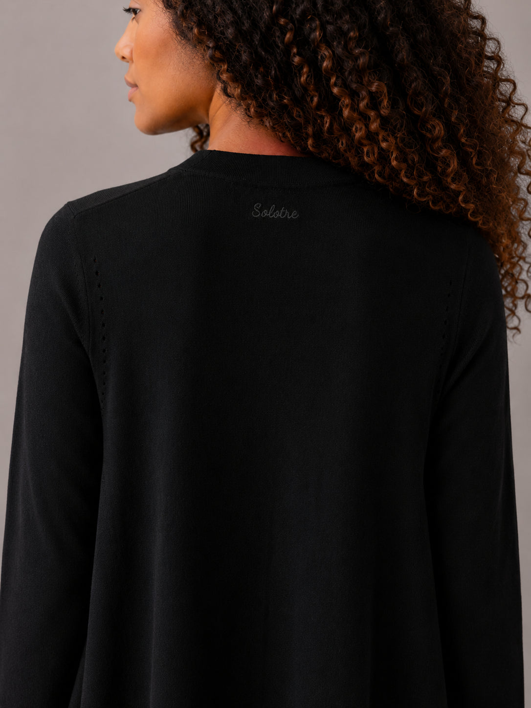 Maglia Godet in Lana Finezza 12 - .SOLO TRE