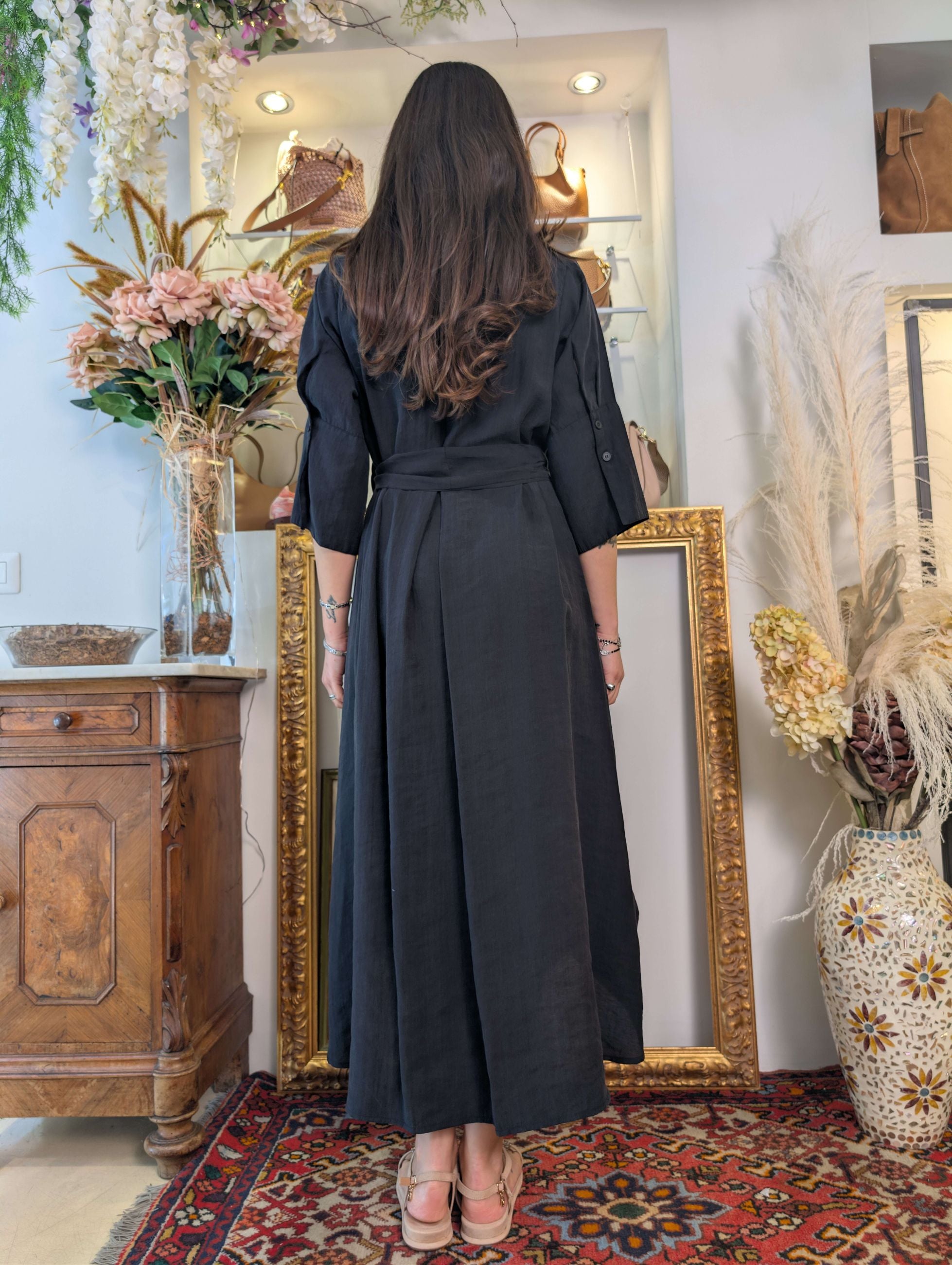 Chemisier in lyocell - Sandro Ferrone