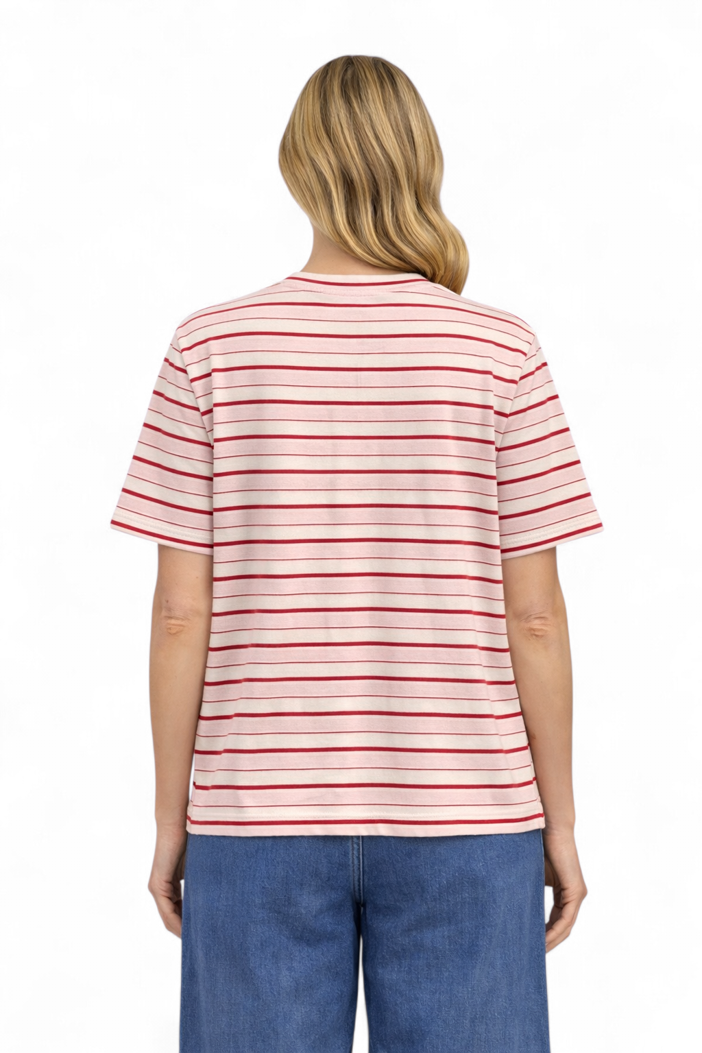 T-shirt in cotone rigato - SHE_FLORENCE_LAB