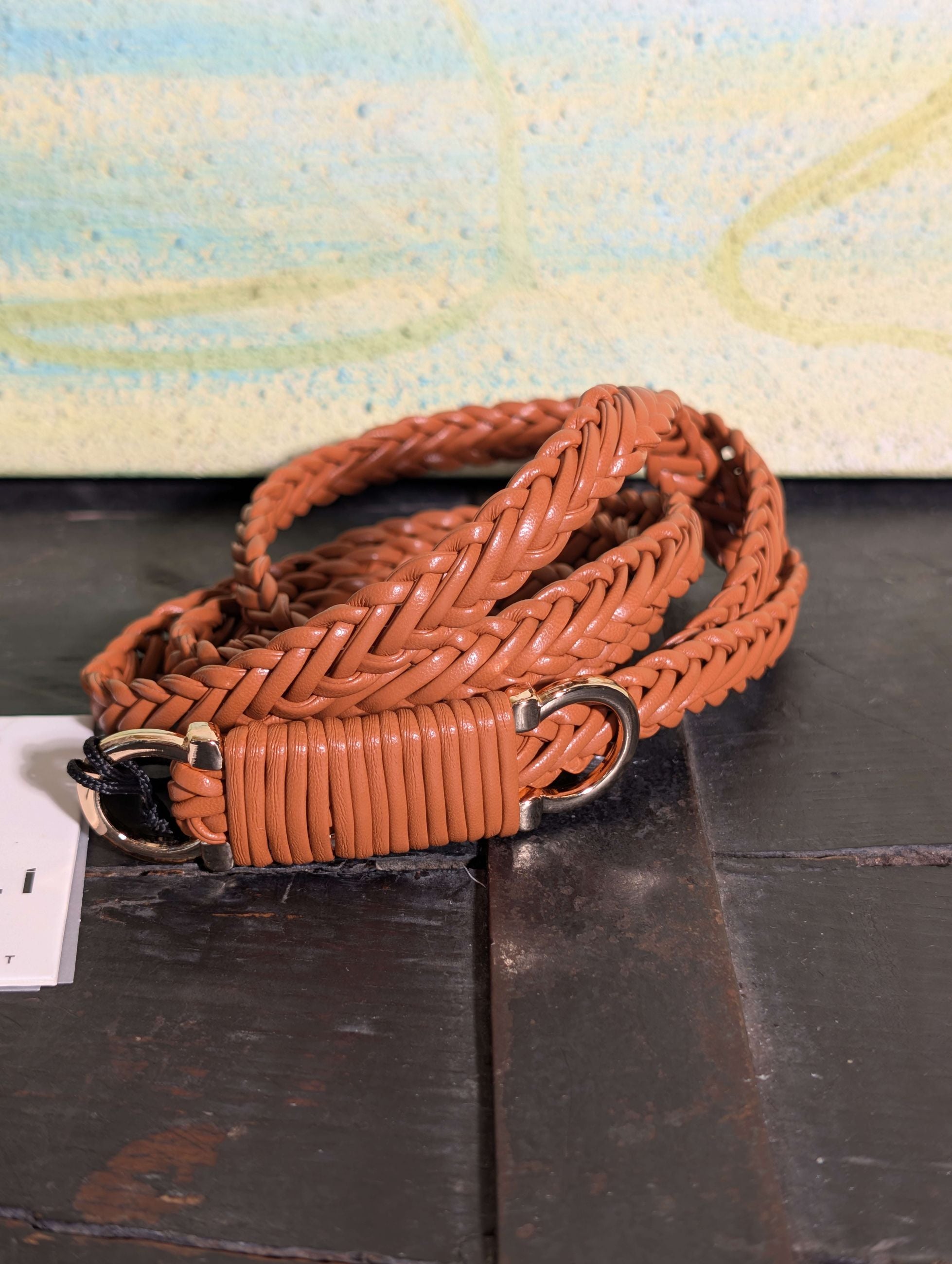 CINTURA MARINA INTRECCIO MARRONE - NALI'