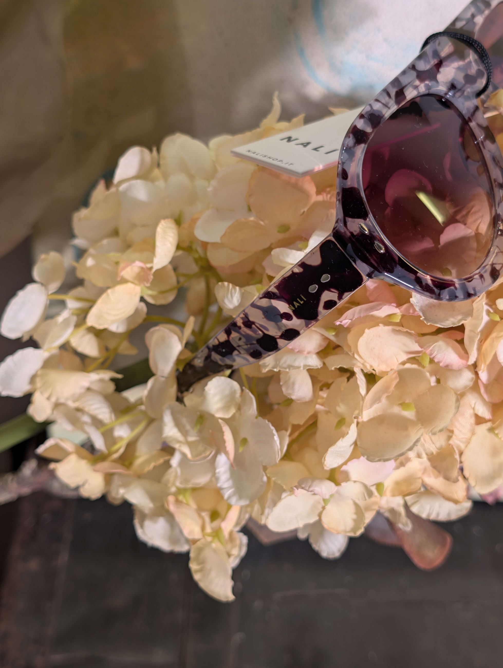 OCCHIALI ROUND TARTARUGATO MARRONE - NALI'