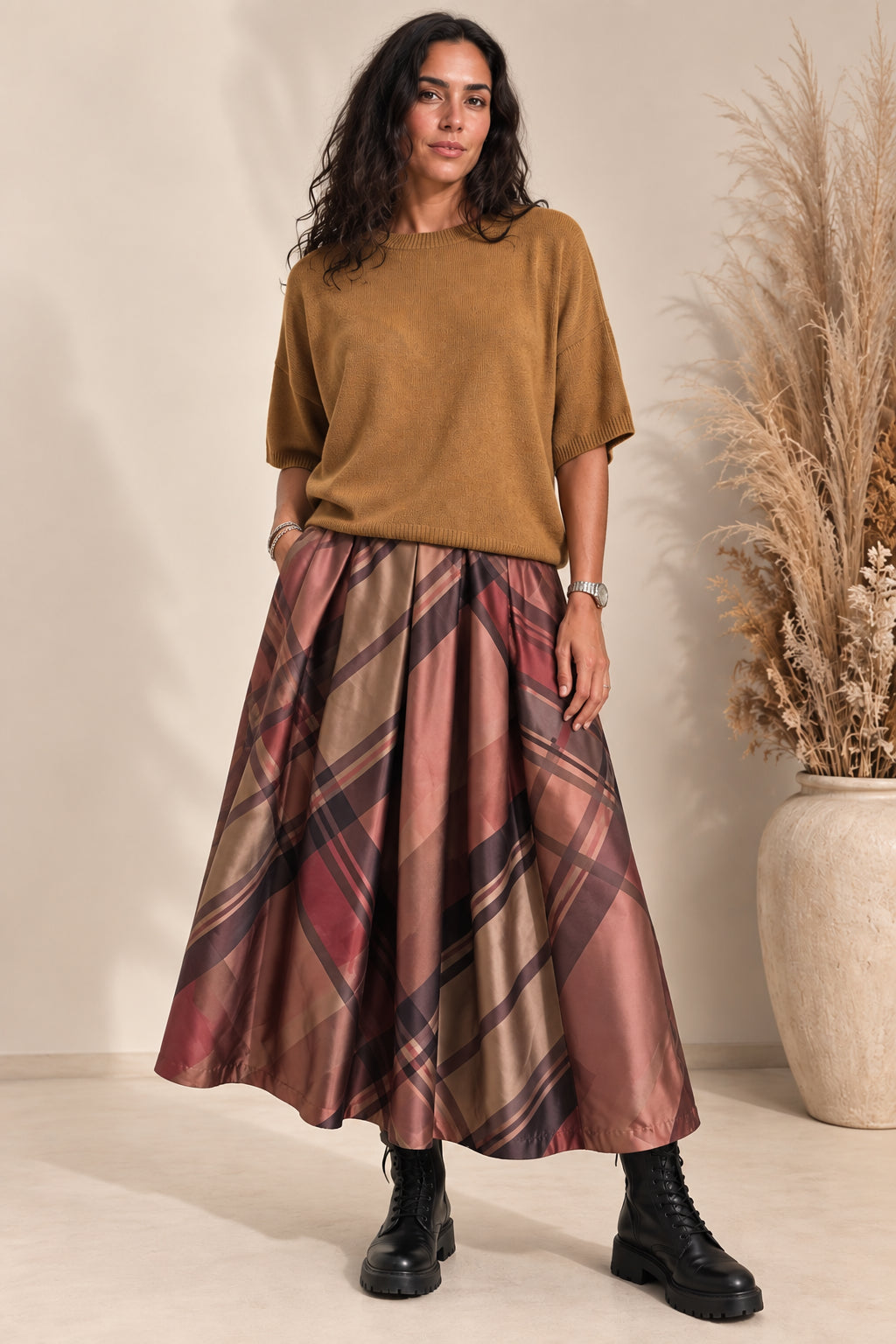 Maglia Cashmere Over Fit Tinto Capo - DIXIE