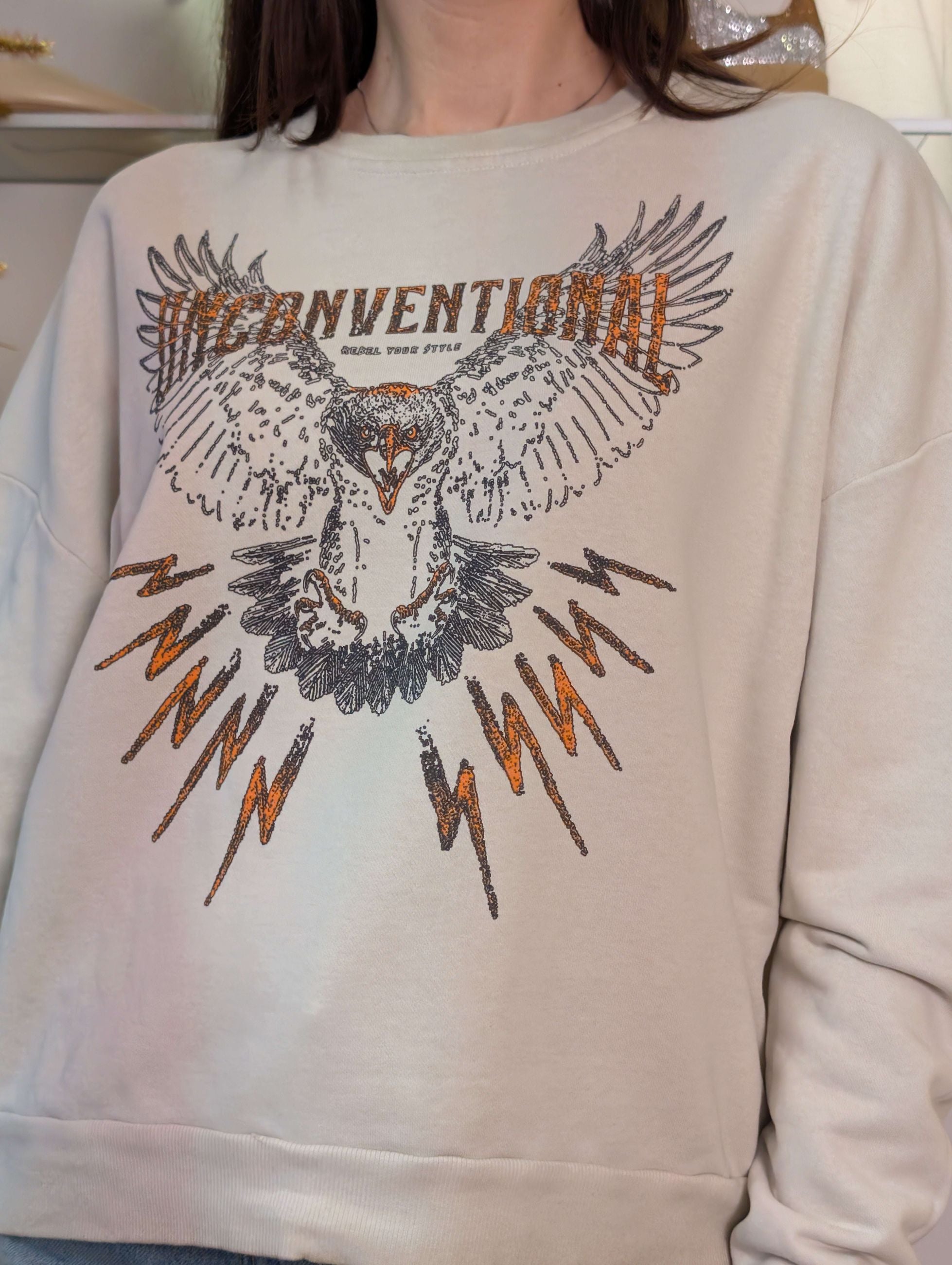 Felpa stampa "Unconventional" - HAVE ONE