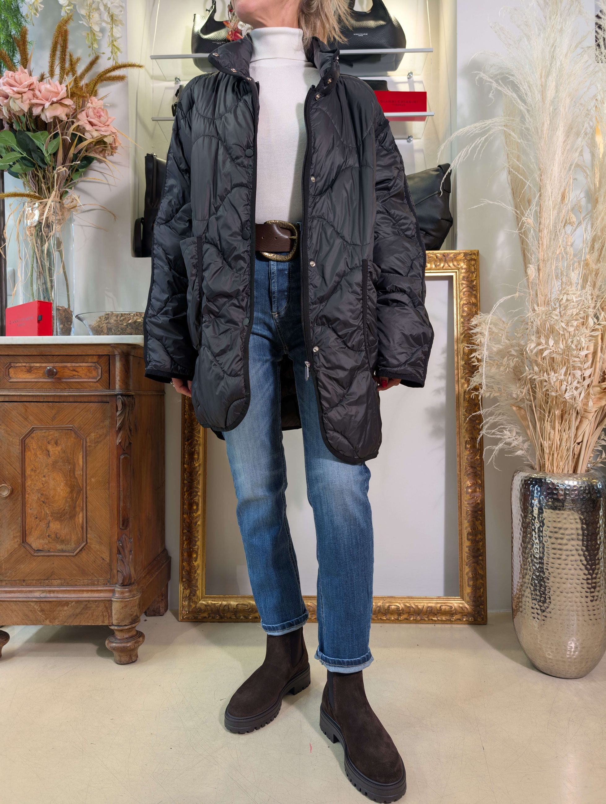Giubbotto trapuntato oversize - PLEASE