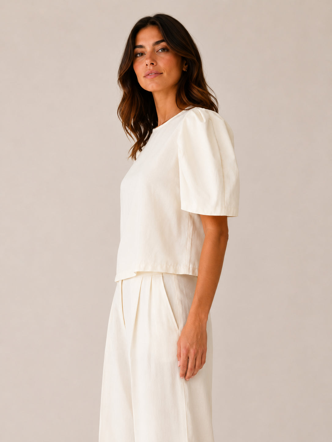 Blusa maniche a sbuffo - TENSIONE IN