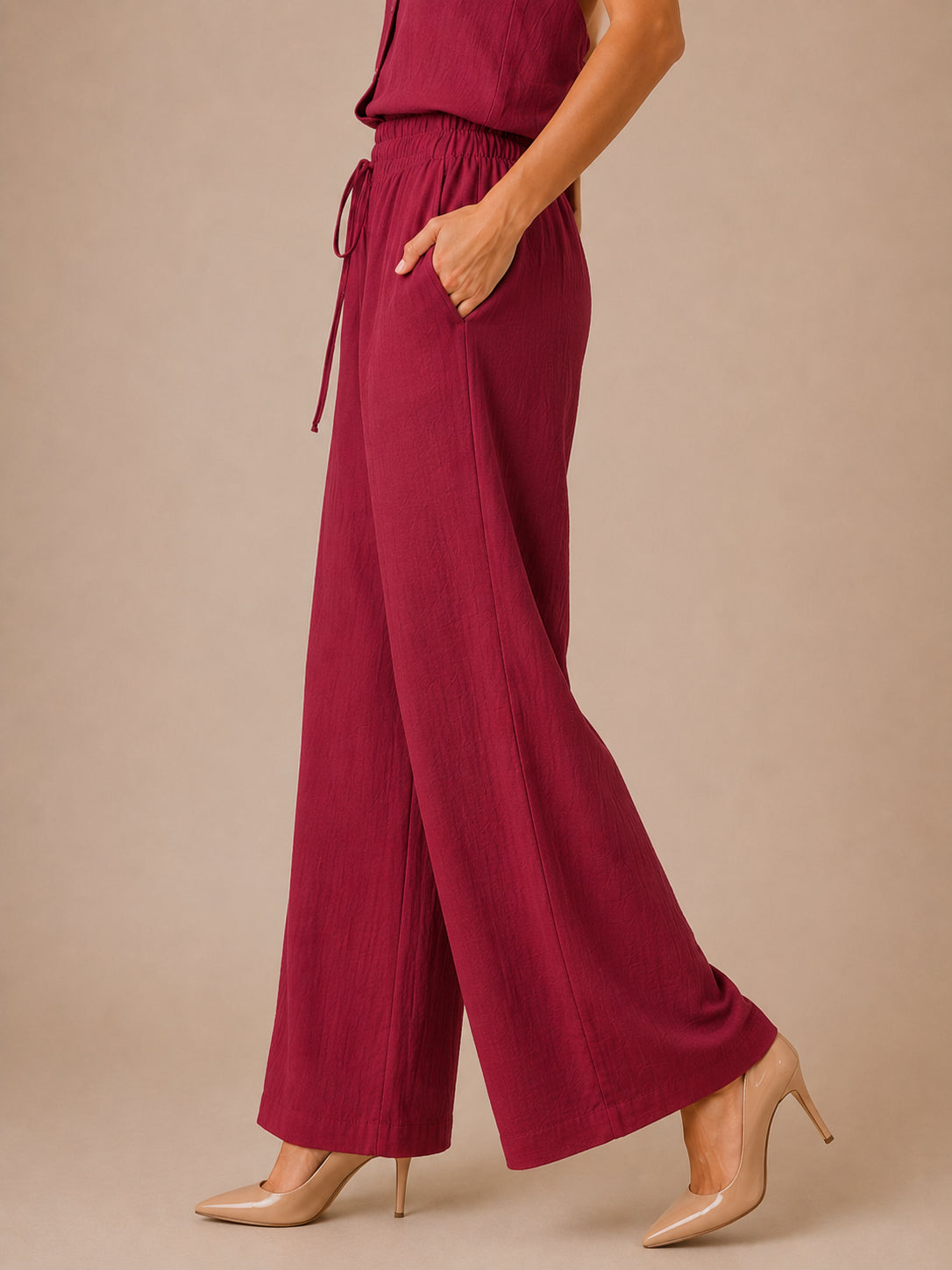 Pantalone palazzo crinkle - HAVE ONE