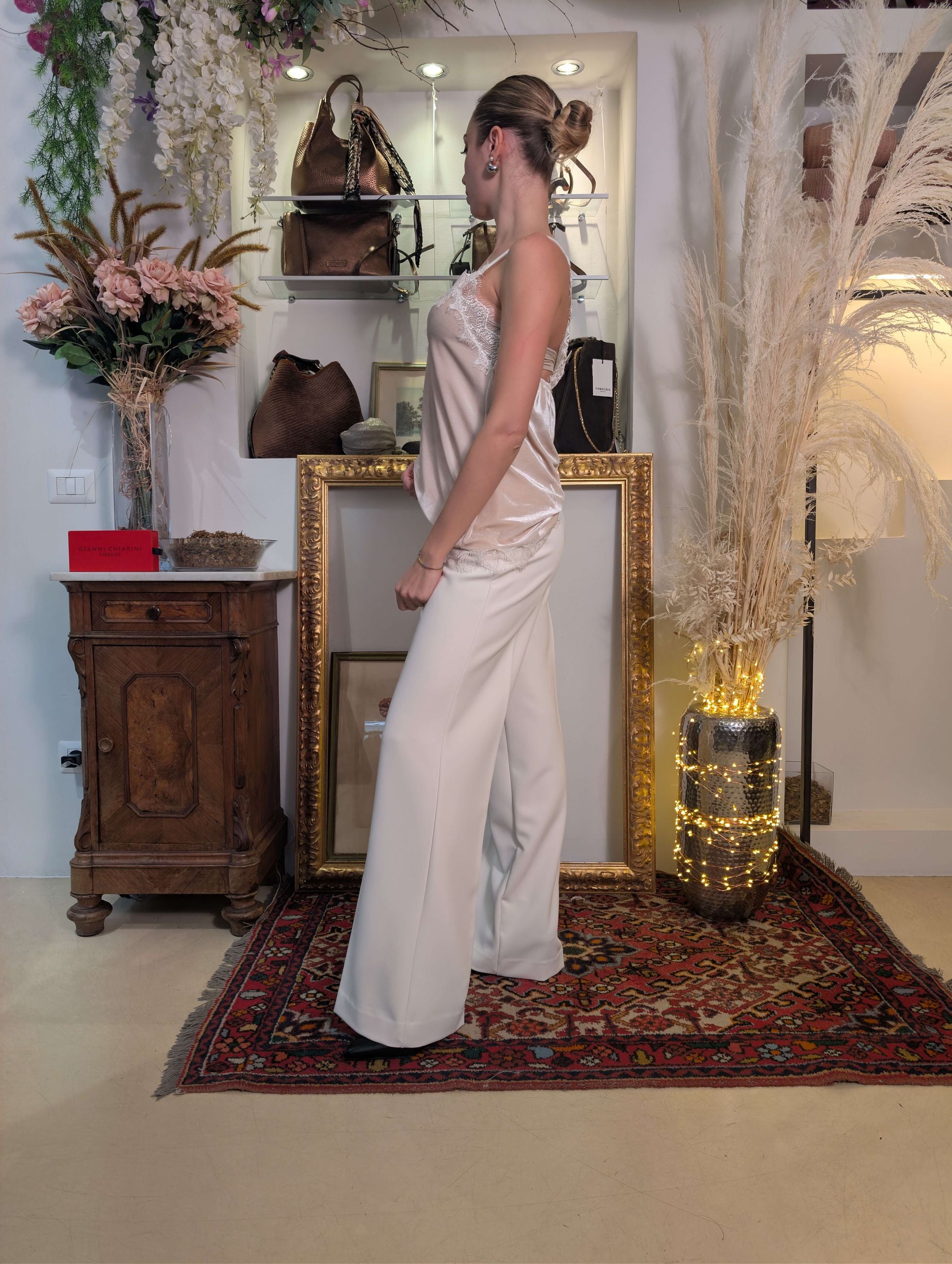 Pantalone burro a gamba dritta in tessuto tecnico - HAVE ONE