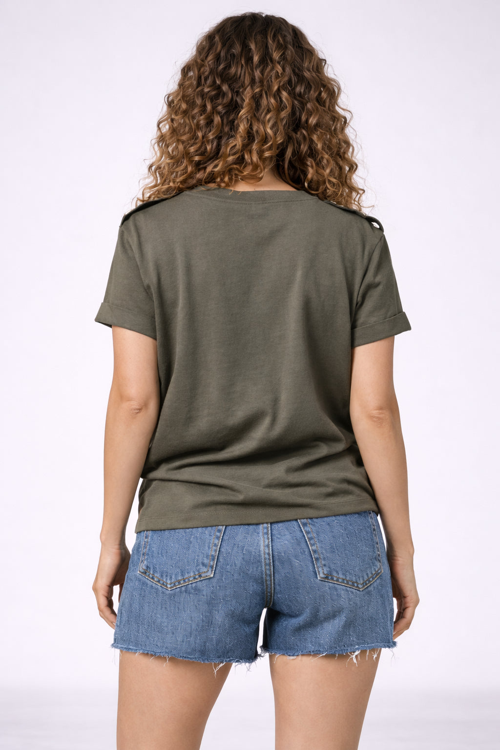 T-shirt con tasche e spallini - MARKUP DONNA