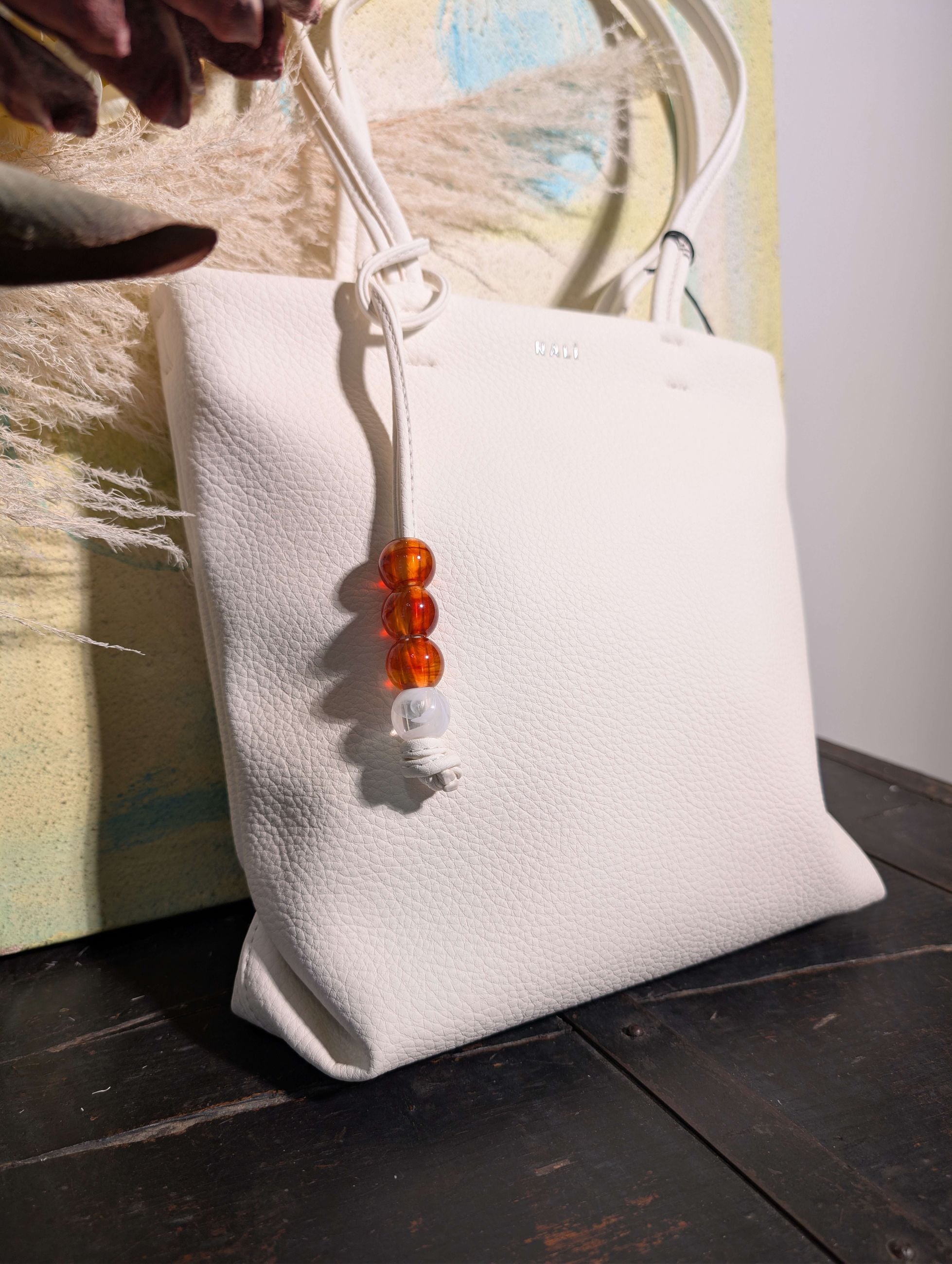 BORSA TORONTO SMALL A SPALLA+MANICO BIANCO - NALI'