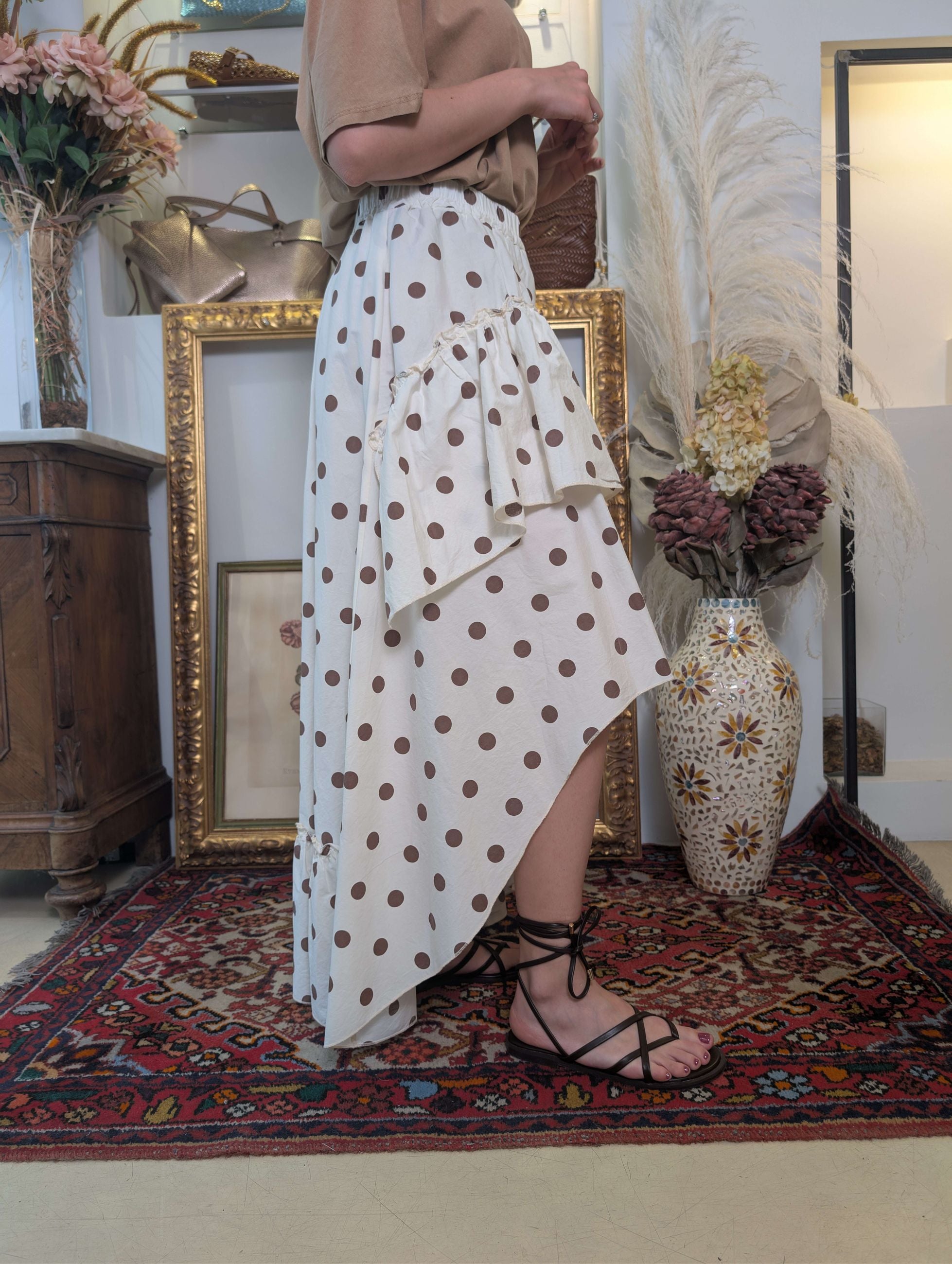 Gonna pois con rouches - SHE_FLORENCE_LAB