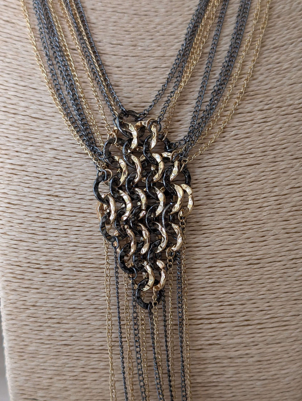 COLLANA SCIARPETTA ELEMENTO INTRECCIATO MIX - NALI'