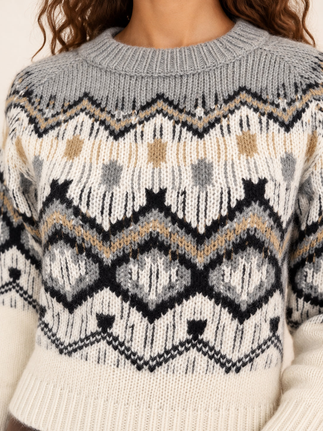 Maglia Jacquard Nordic Finezza 5 - LE SARTE DEL SOLE